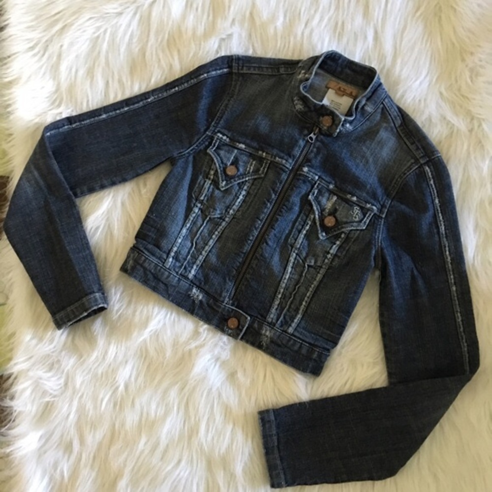 Cropped Denim Jacket